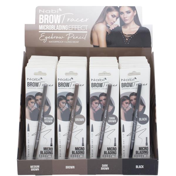 NABI BROW TRACER MICROBLADING EFFECT EYEBROW PENCIL (36 UNITS)