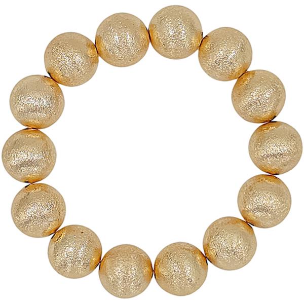 STAIN STRETCH BALL BEAD BRACELET