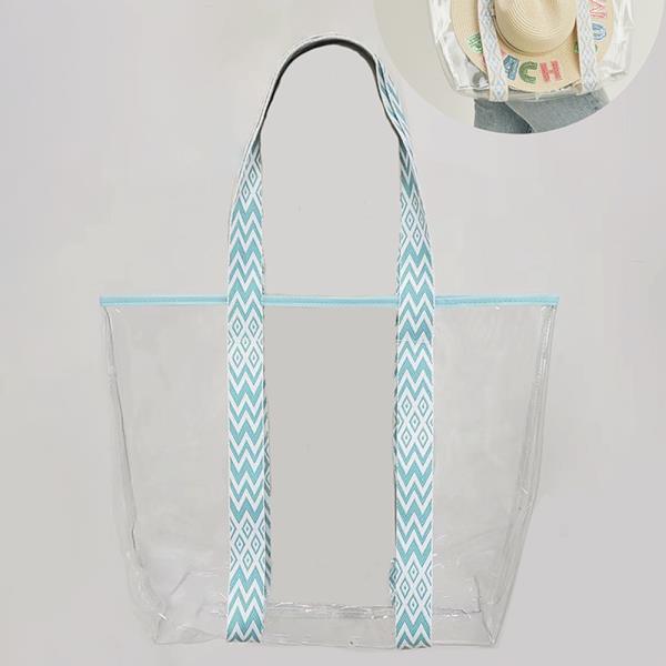 HAT CARRYING CLEAR TOTE BAG