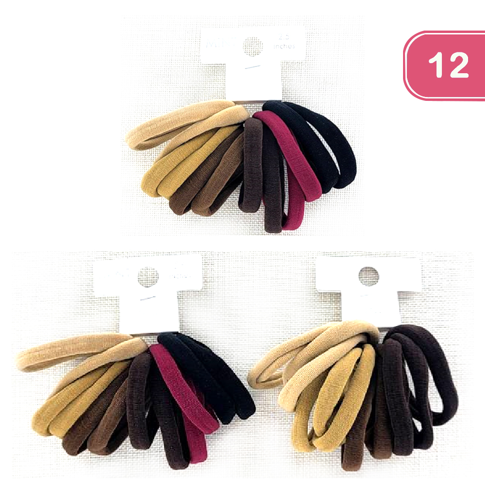 FASHION HAIR TIE SET (12 UNITS)