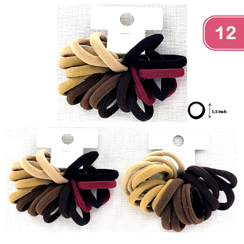 FASHION HAIR TIE SET (12 UNITS)