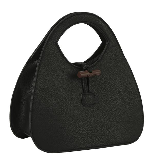 FASHION SMOOTH ROUND SHAPED HANDLE BAG