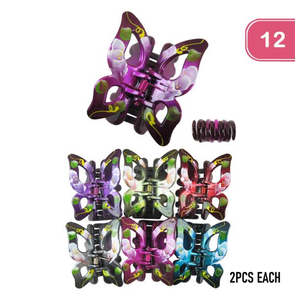 BUTTERFLY JAW HAIR CLIP (12UNITS)