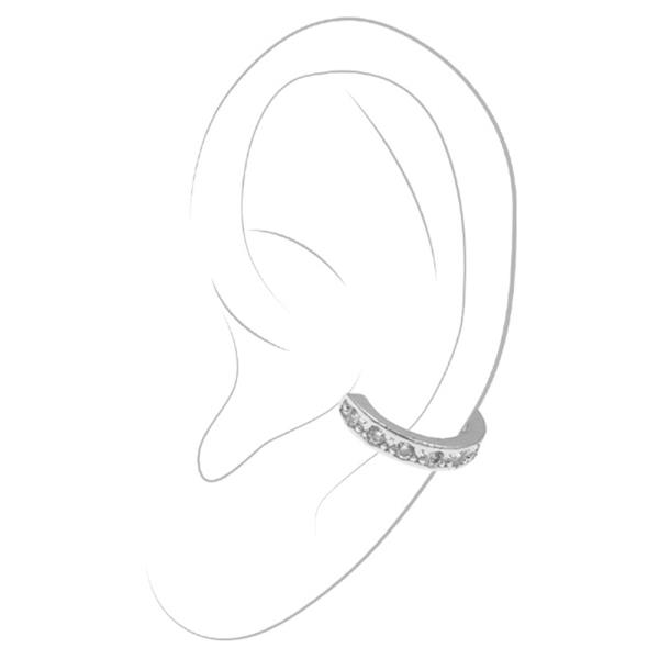 FASHION CUBIC ZIRCONIA SIMPLE REAL EAR CUFF