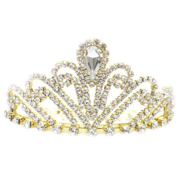 RHINESTONE MINI TIARA