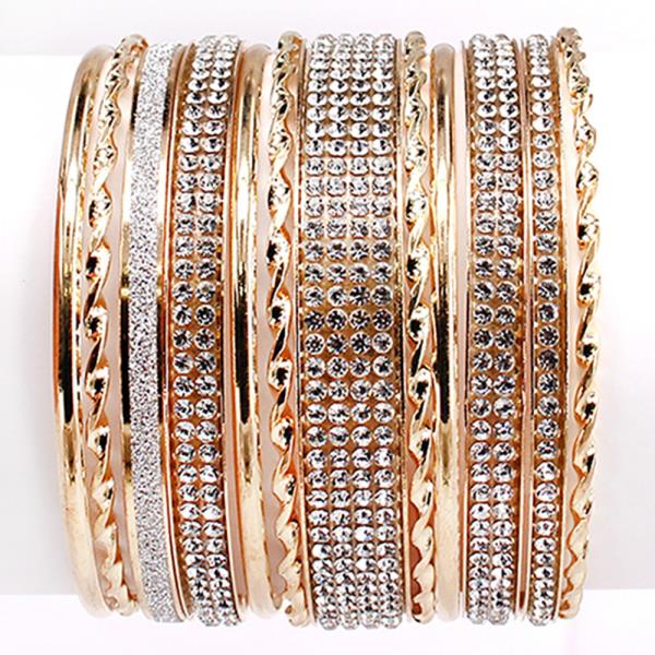 RHINESTONE BANGLE BRACELET SET
