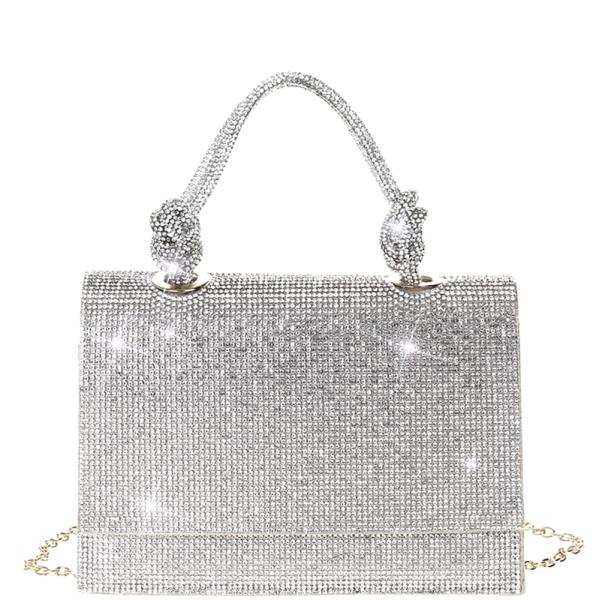 RHINESTONE HANDLE CHIC BAG