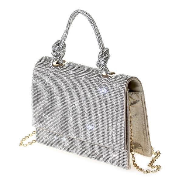 RHINESTONE HANDLE CHIC BAG