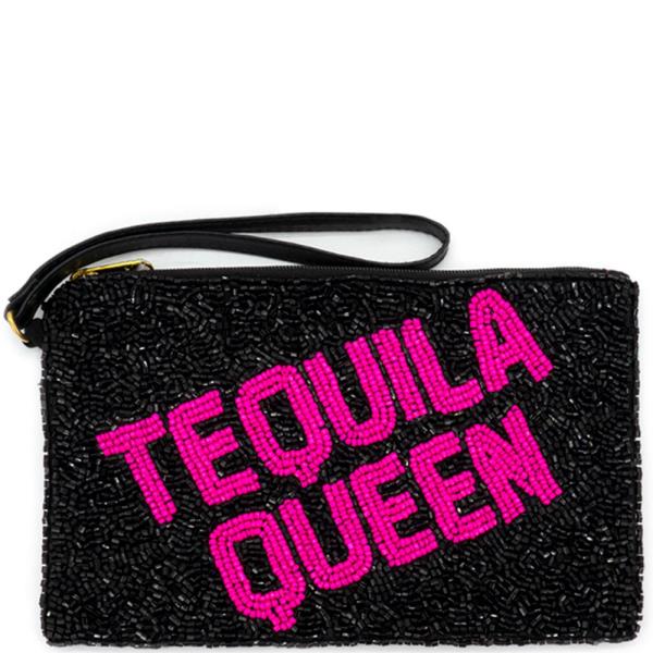 TEQUILA QUEEN SEED BEAD COIN BAG