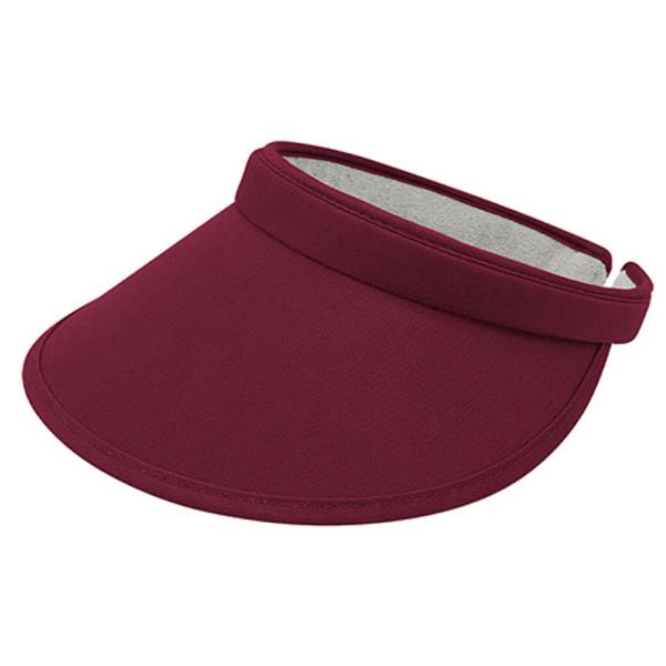 COTTON TWILL CLIP-ON VISOR