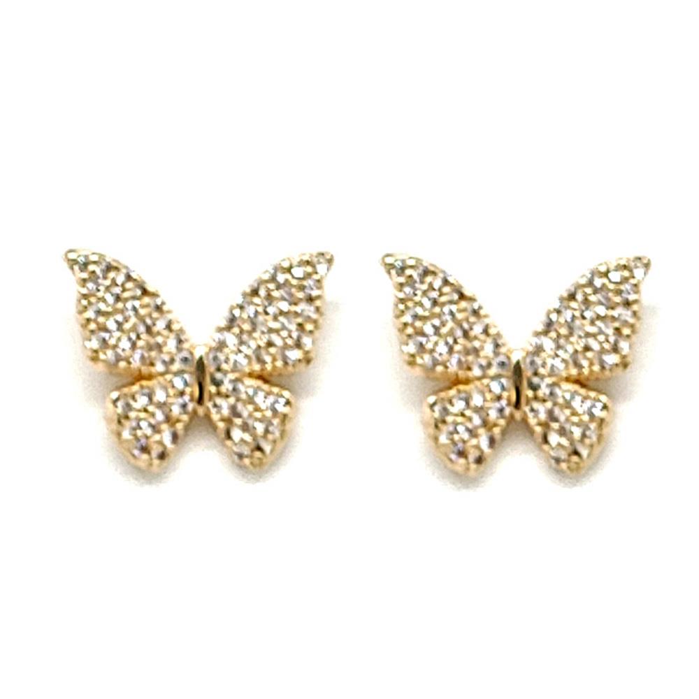 CRYSTAL BUTTERFLY EARRING