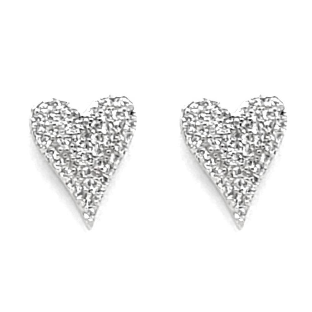 CRYSTAL HEART EARRING