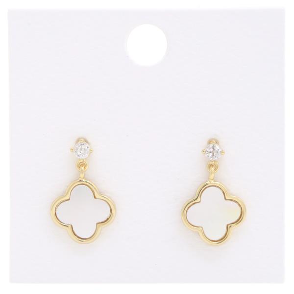 CLOVER CRYSTAL DANGLE EARRIN