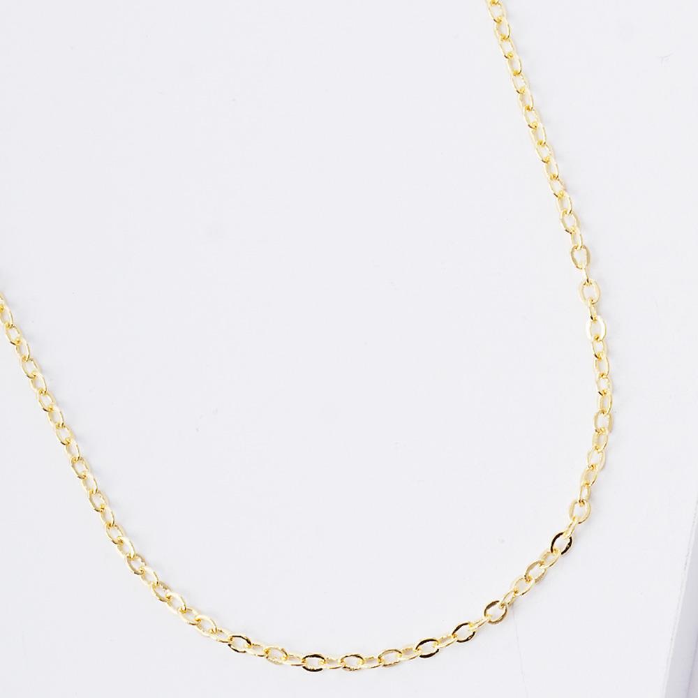 DAINTY CIRCLE LINK NECKLACE