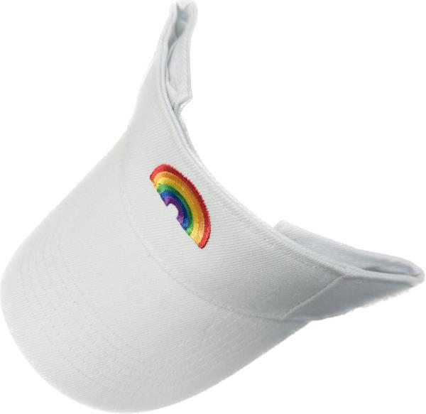 RAINBOW VISOR SUN HAT