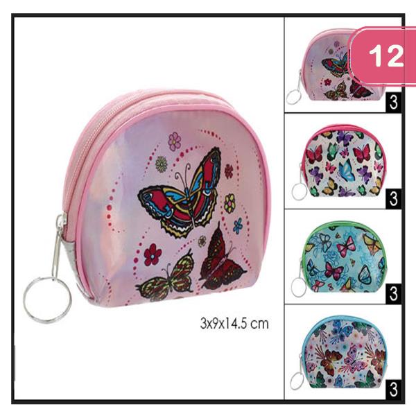 FASHION BUTTERFLY COIN PURSE (12UNITS)