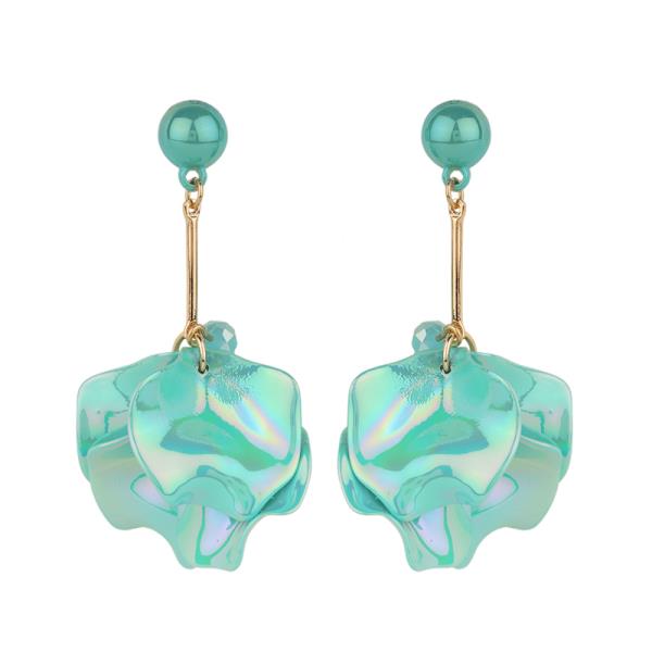 FLOWER BAR DROP EARRING