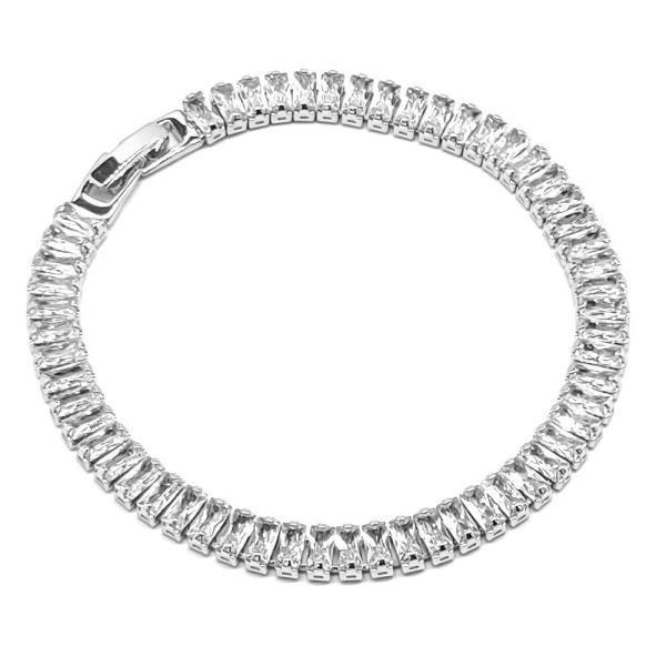 CUBIC ZIRCONA TENNIS BRACELET