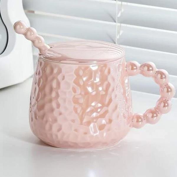 CUTE MUG CUPS WITH COVER 1 PC