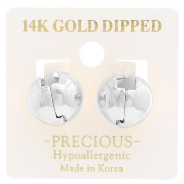 FASHION ROUND METAL EARRING