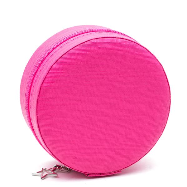 ROUND TRAVEL JEWELRY ORGANIZER CASE