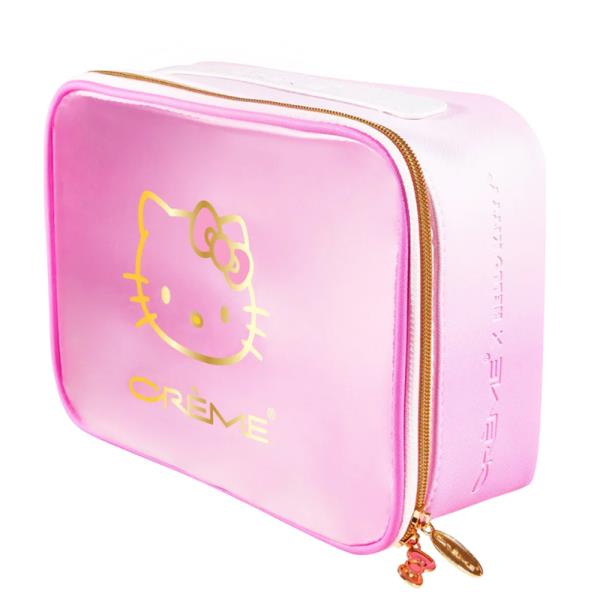 THE CREME SHOP HELLO KITTY PERFECT PINK TRAVEL CASE