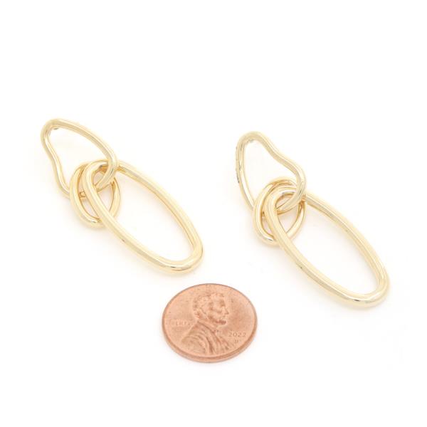 14K GOLD DIPPED EARRING