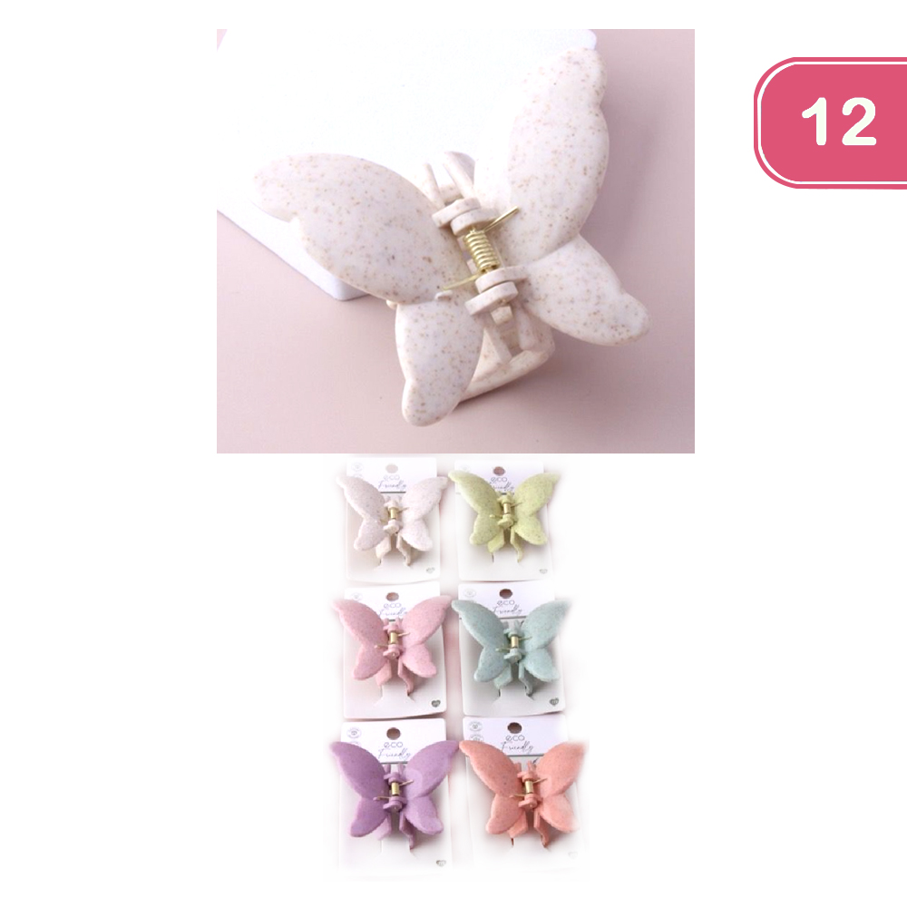 DUSTED BUTTERFLY CLAW CLIP (12UNITS)
