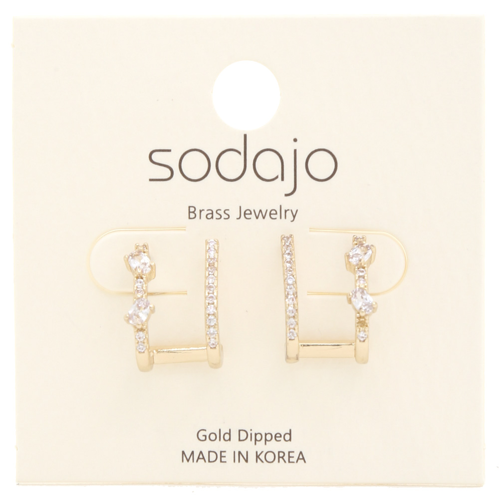 Sodajo Crystal Metal Bracelet