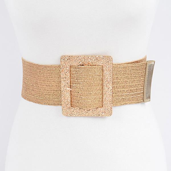 WIDE METAL BUCKLE PLUS SIZE BELT