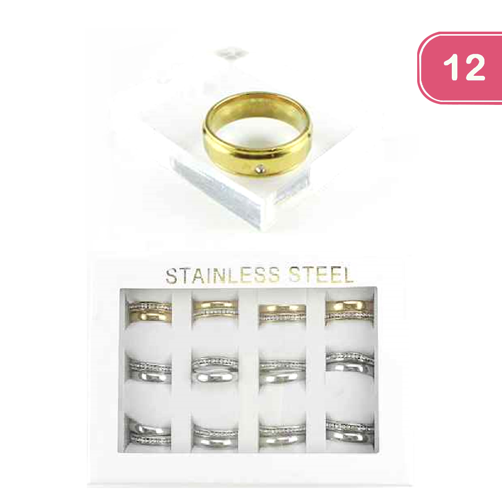 FASHION METAL STAINLESS STEEL (12UNITS)