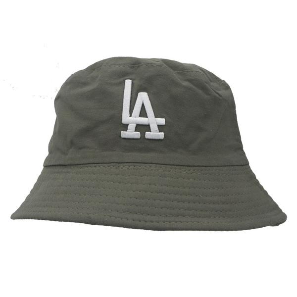 DESTINATION LA EMBROIDERED COTTON BUCKET HAT