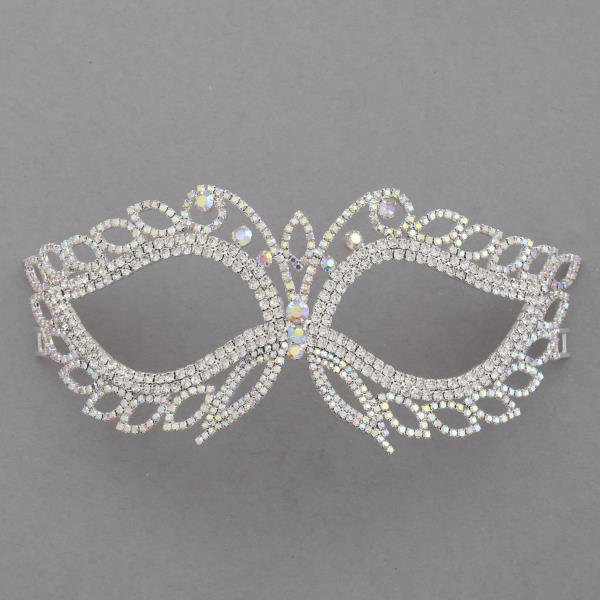 SCALLOP EDGE RHINESTONE MASQUERADE