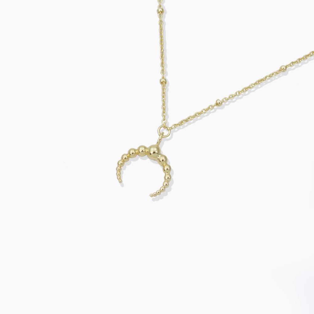 18K GOLD RHODIUM DIPPED PEACE WITHIN ME NECKLACE