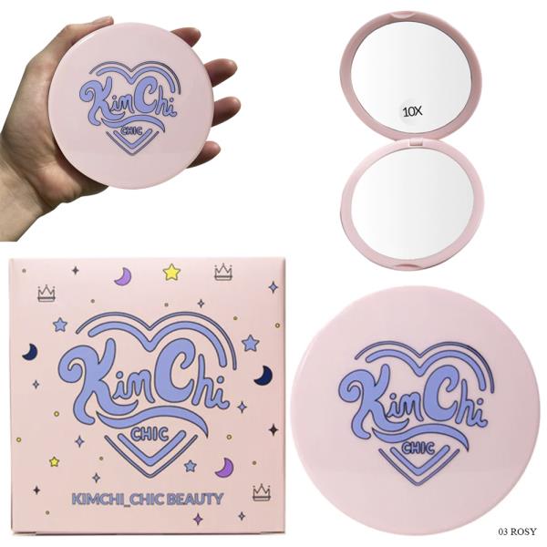 KIMCHI CHIC BEAUTY ROUND COMPACT MIRROR