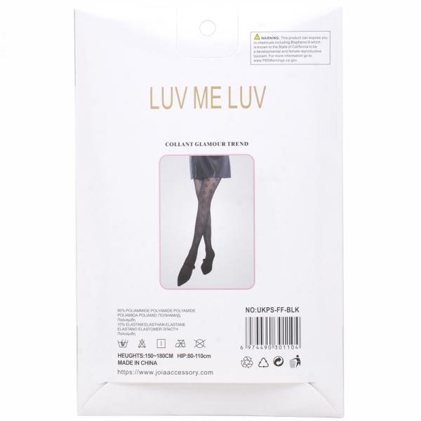 LUV ME LUV PATTERN PANTY STOCKING (6 UNITS)