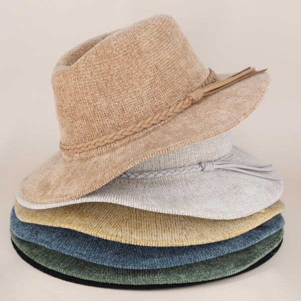 CHENILLE PANAMA HAT