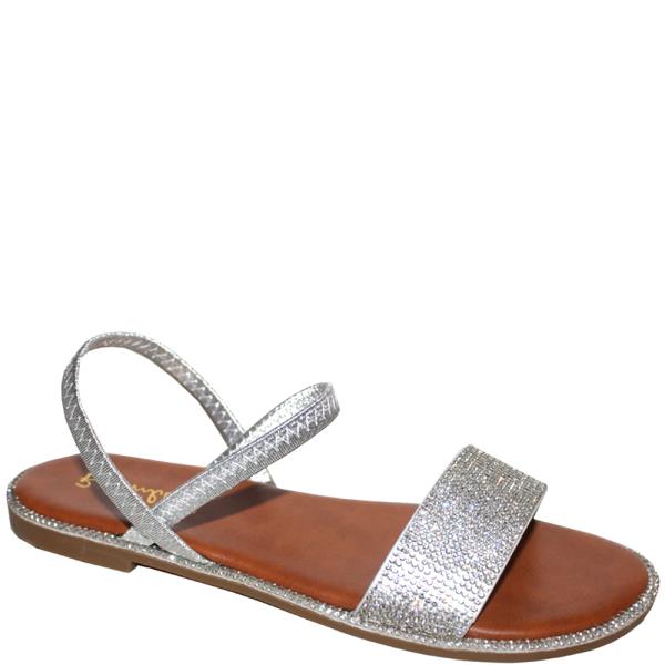 RHINESTONE STRAP SANDALS 18 PAIRS