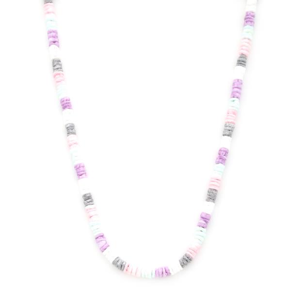 DISC BEAD NECKLACE