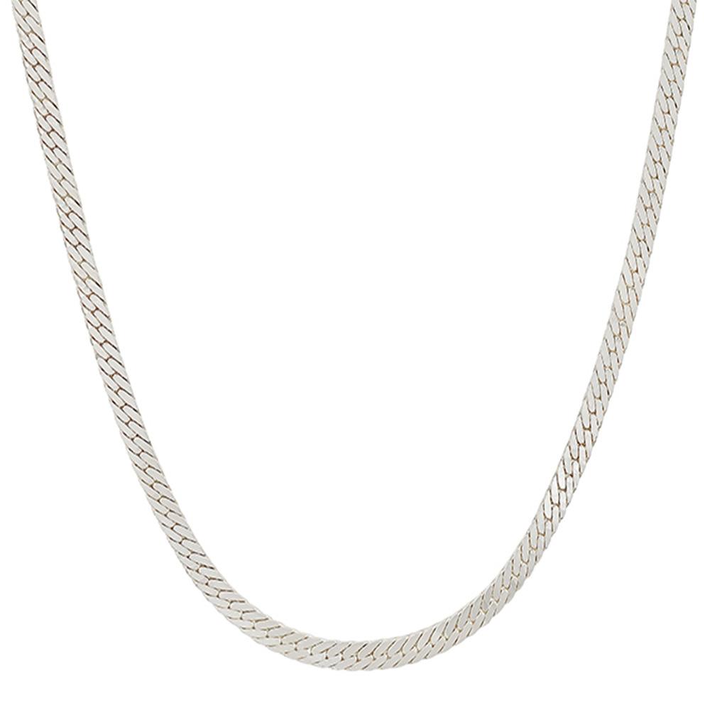 THICK SNAKE CHAIN TEXTURED NECKLACE
