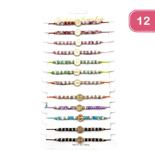 FASHION BEADED BRACELET (12UNITS)