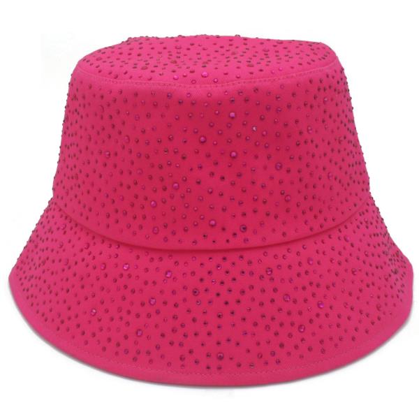 RHINESTONE BUCKET HAT