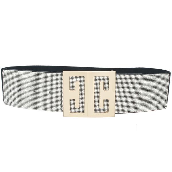 MIRRORED C CUTOUT RS ELASTIC BELT