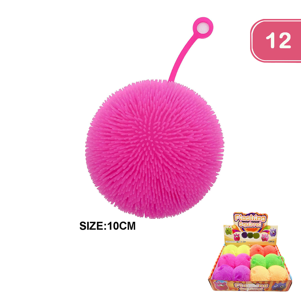 FLASHING SQUIRREL SQUISHY TOY(12UNITS)