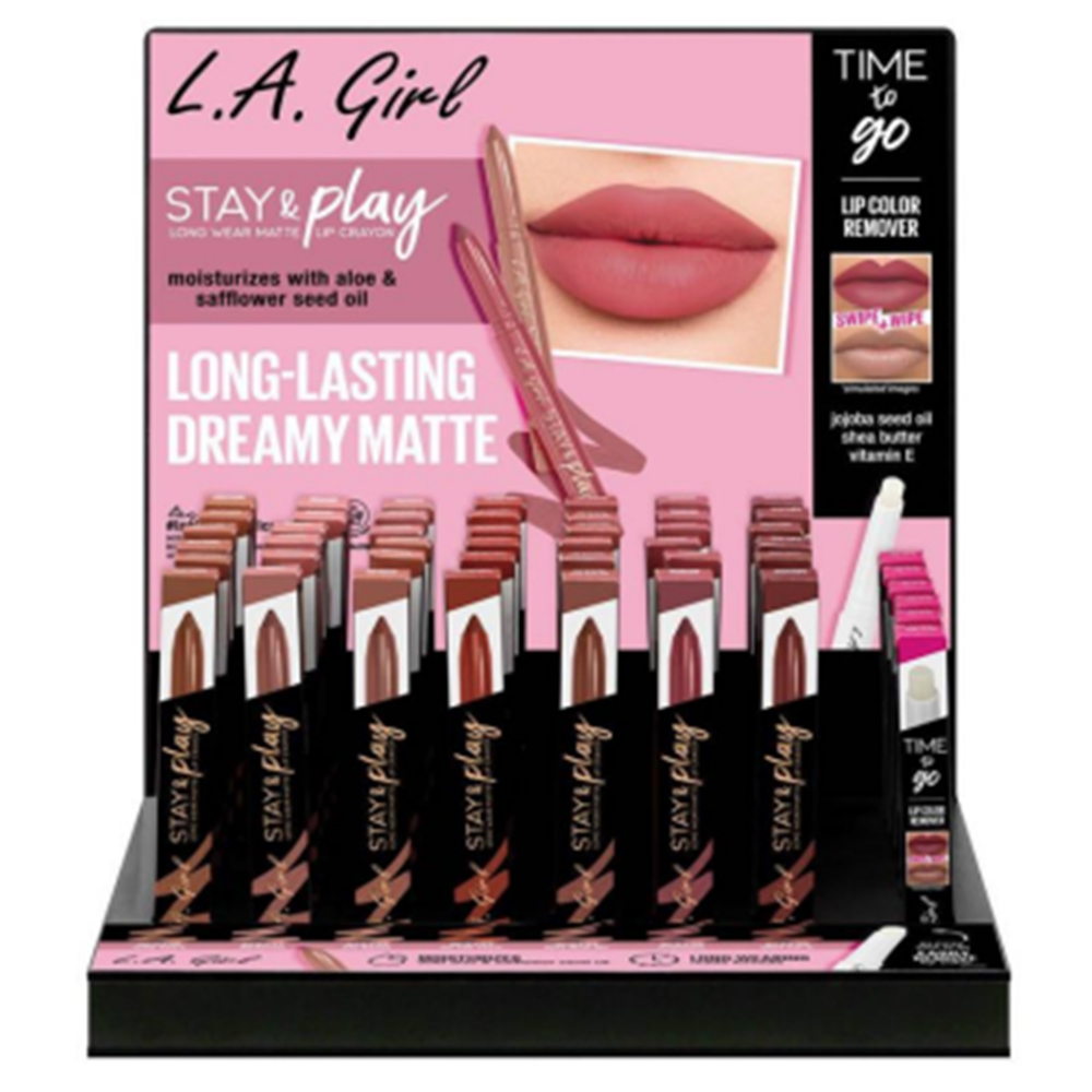 STAY AND PLAY MATTE LIP CRAYON SET