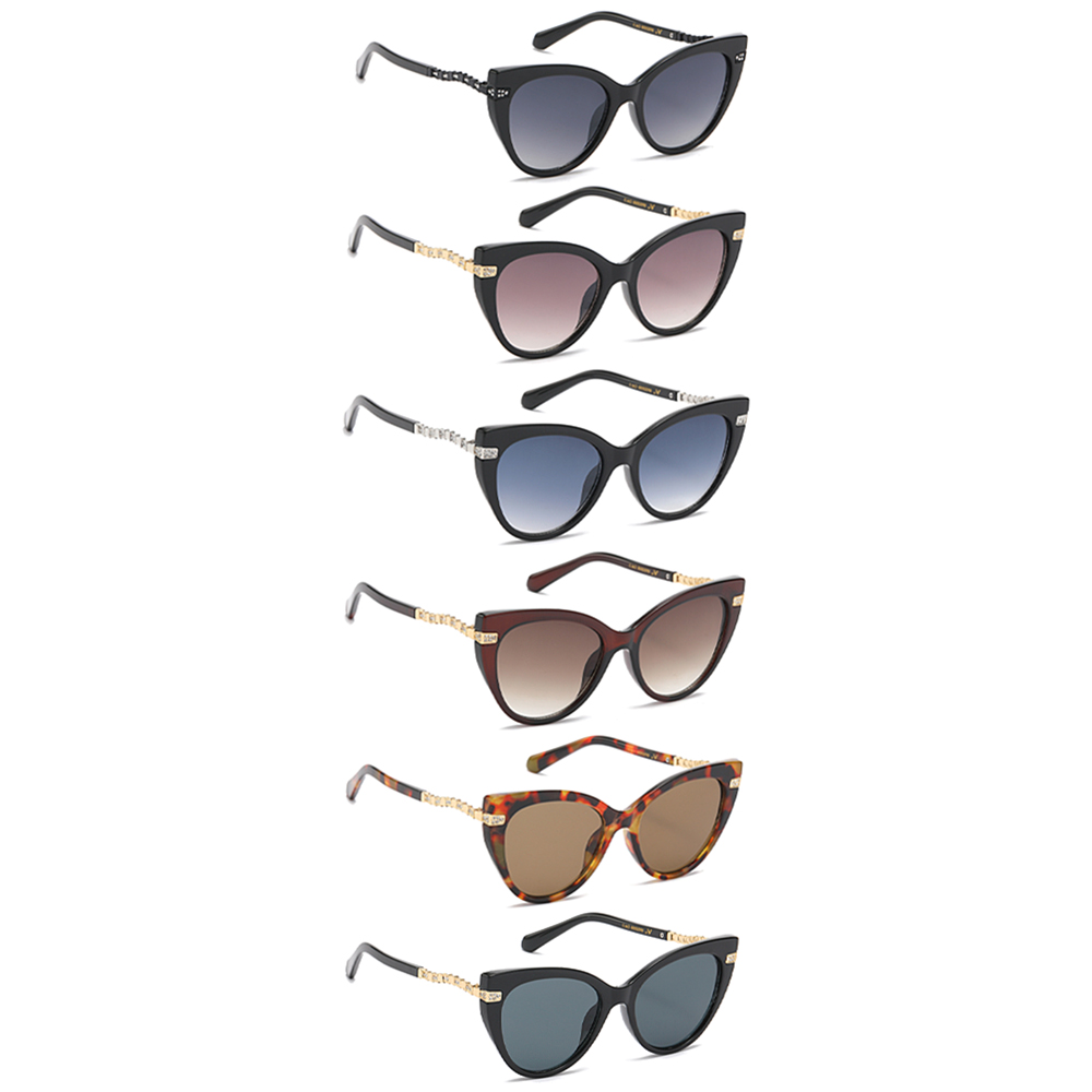 FASHION CAT EYE SUNGLASSES 1DZ
