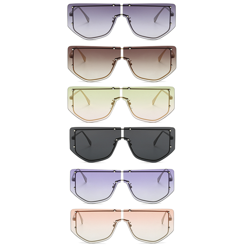 FASHION COLOR ROUND SQUARE SUNGLASSES 1DZ