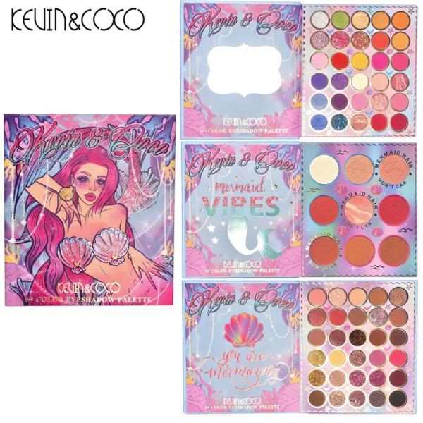KEVIN & COCO 69 COLOR PEARLY MATTE EYESHADOW PALETTE