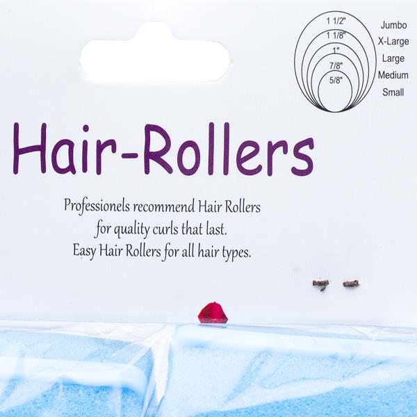 COLORED HAIR ROLLERS (12 UNITS)