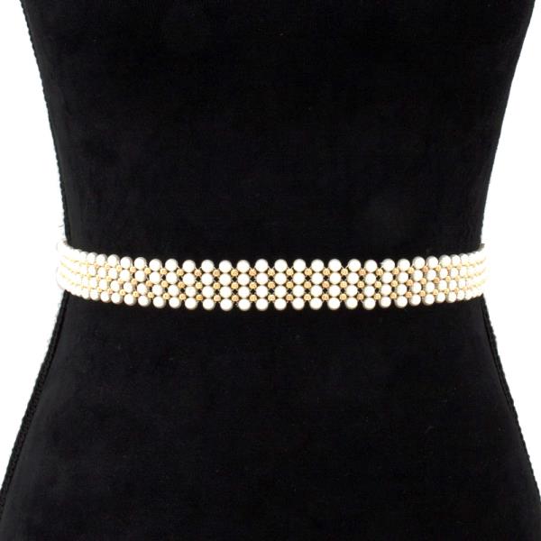 PEARL LACE BELT